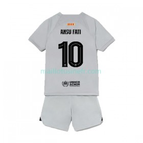 Maillot de Foot FC Barcelone Ansu Fat 10 Troisième 2022-23 - Enfant